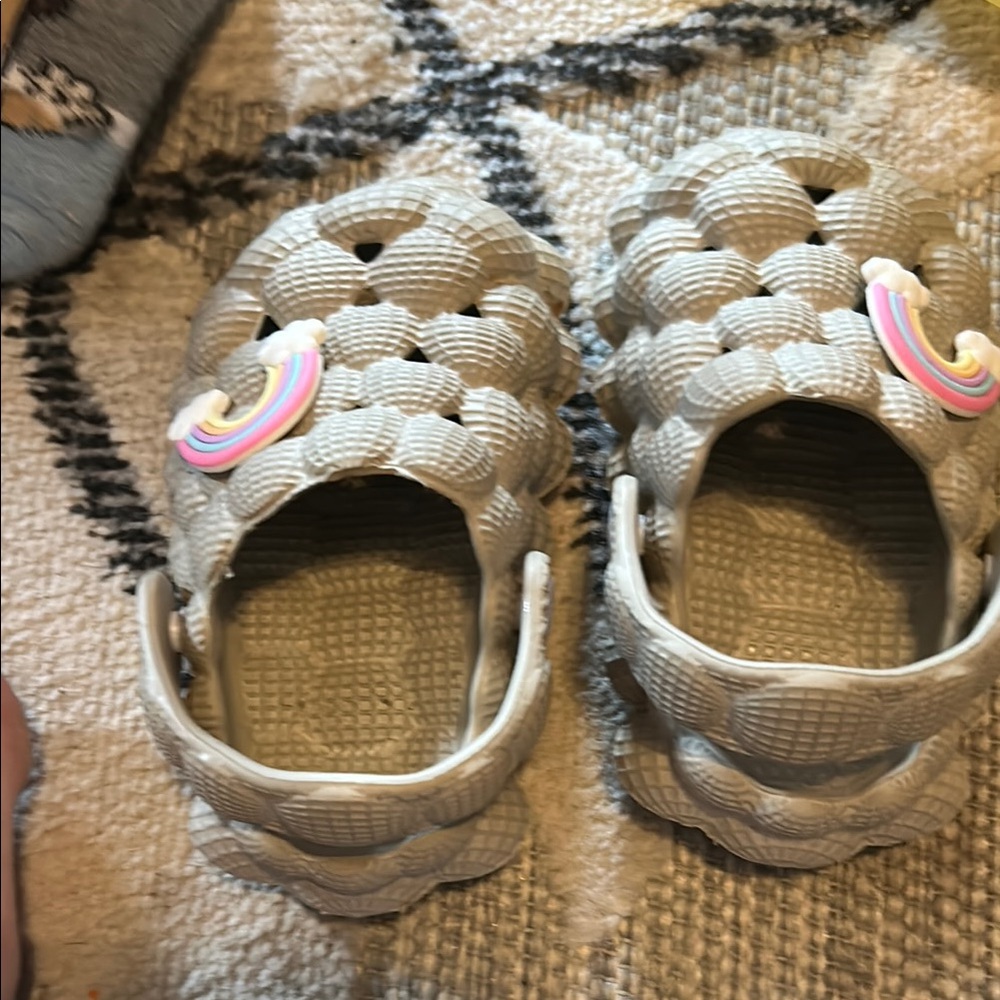Kids Gray Slip-On Shoes